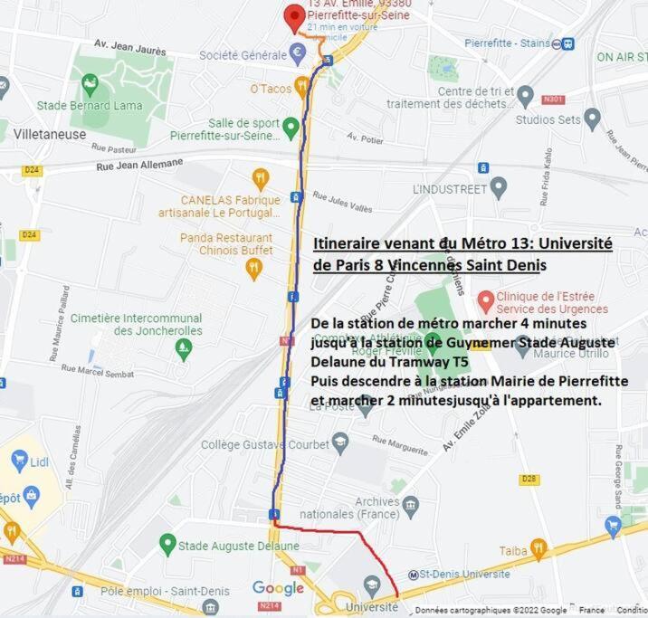 Studio Renove D'Exception Aux Portes De Paris ! Pierrefitte-sur-Seine Kültér fotó